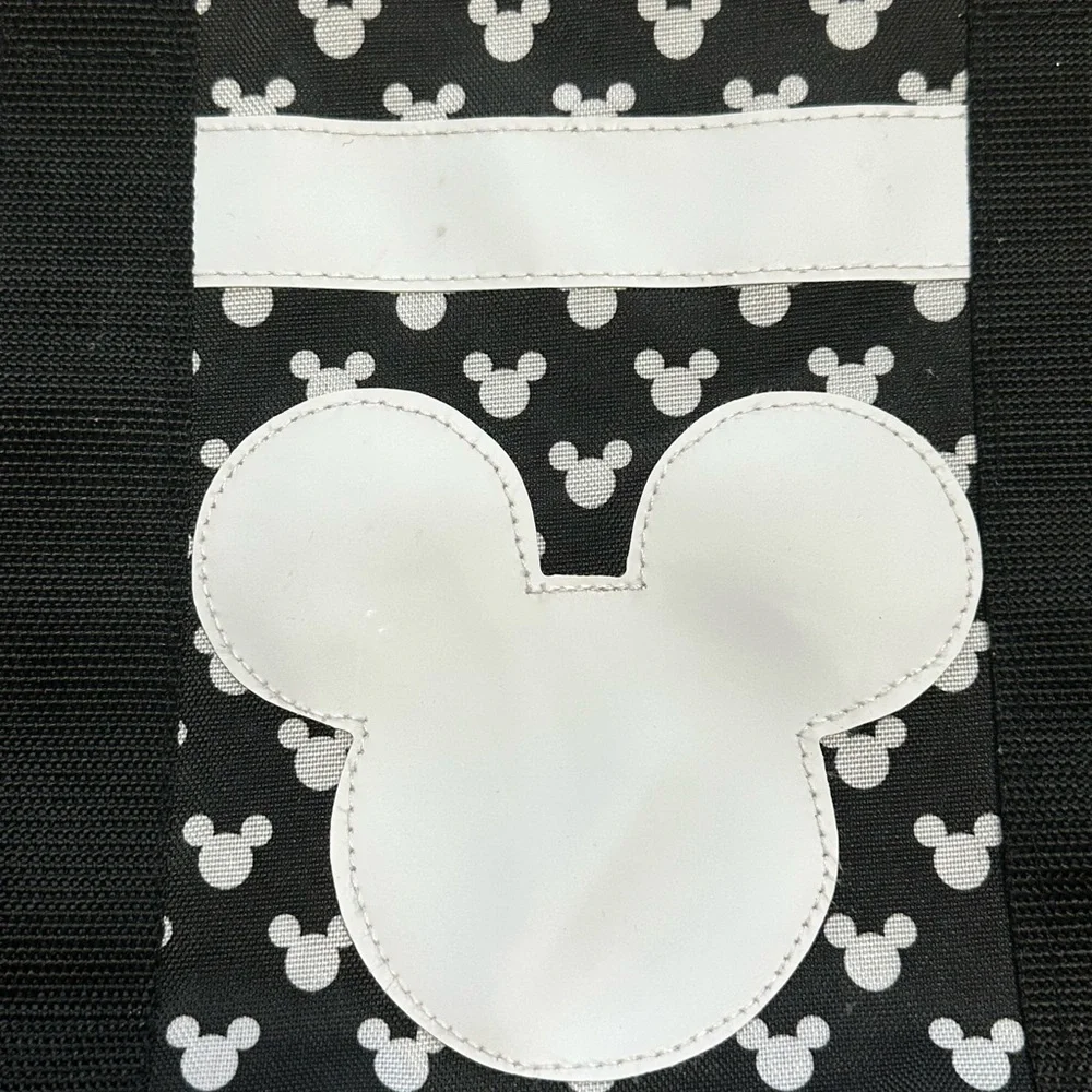 EUC Disney Mickey Mouse Canvas Black and White Tote - Picture 9 of 11